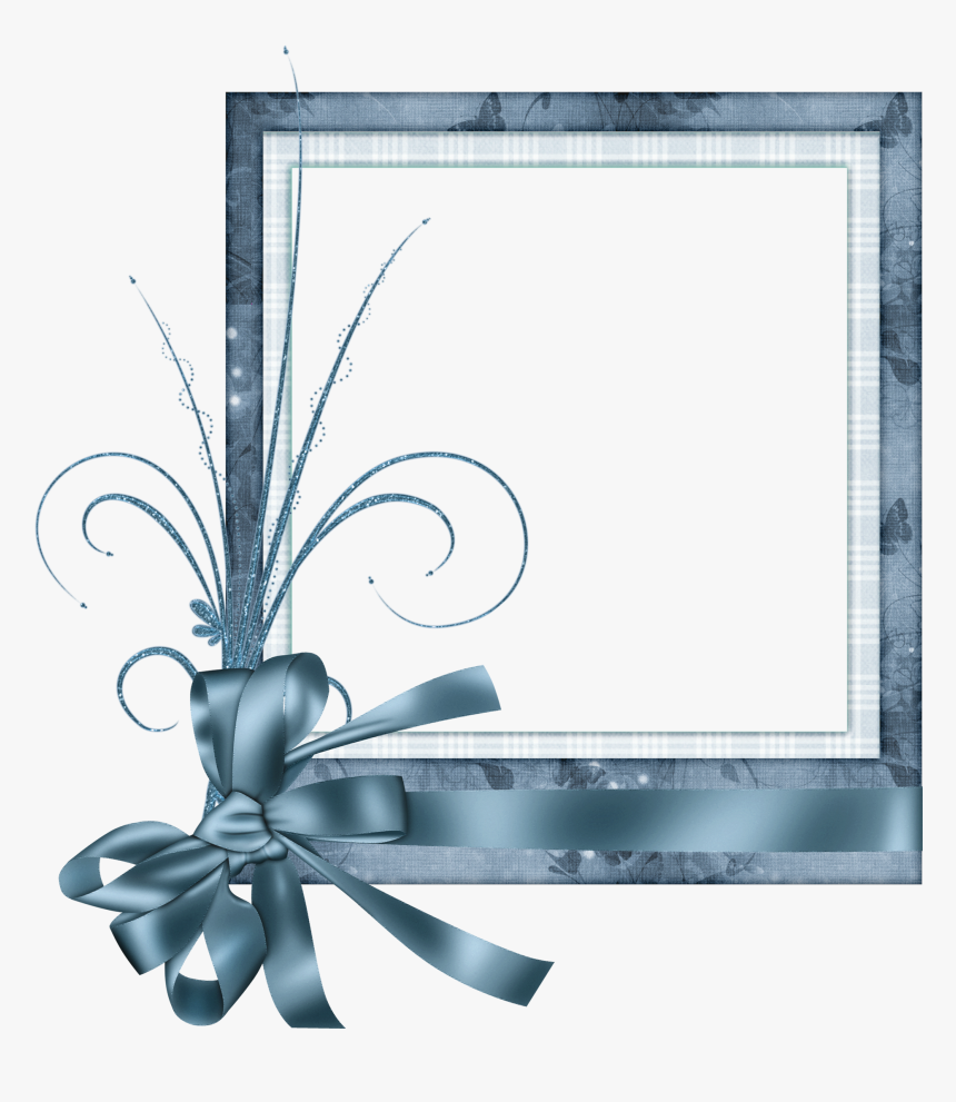 Clipart Frames Blue - Border Png Graduation Photo Frame, Transparent Png, Free Download