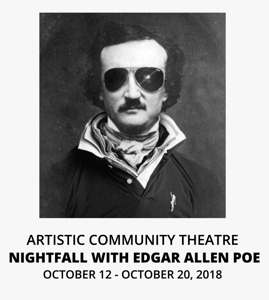 Edgar Allan Poe Cool - Edgar Allan Poe, HD Png Download, Free Download