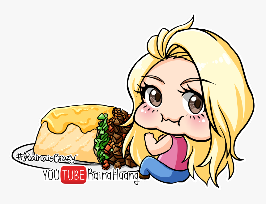 Chibi Eating A Burrito, HD Png Download, Free Download