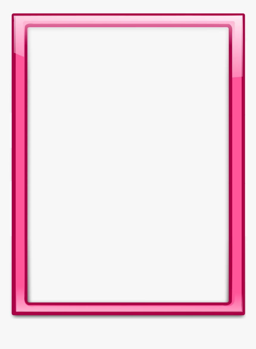 Pink Frame Png - Pink Frame, Transparent Png, Free Download