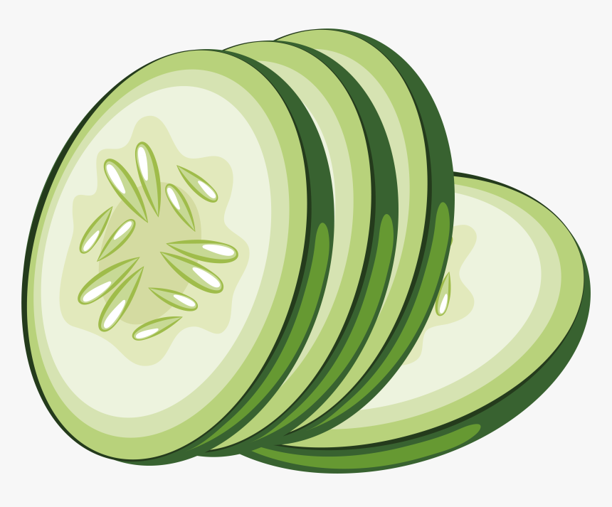 Cucumber Png - Cucumber Slice Vector Png, Transparent Png, Free Download