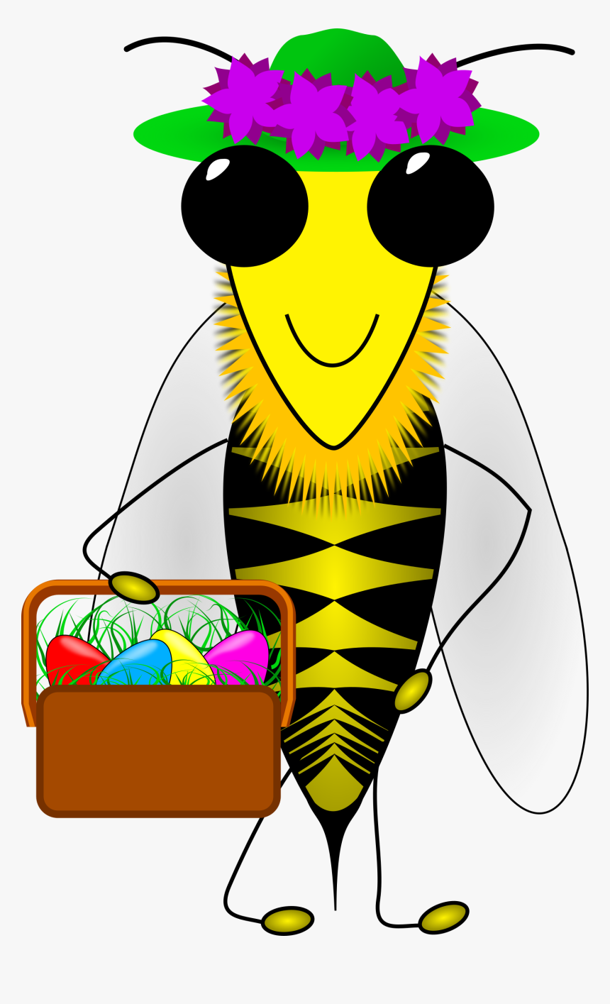 Bee Clipart Easter - Easter Bee, HD Png Download, Free Download