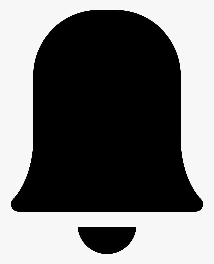 Alarm Black Filled Bell Symbol - Scalable Vector Graphics, HD Png Download, Free Download