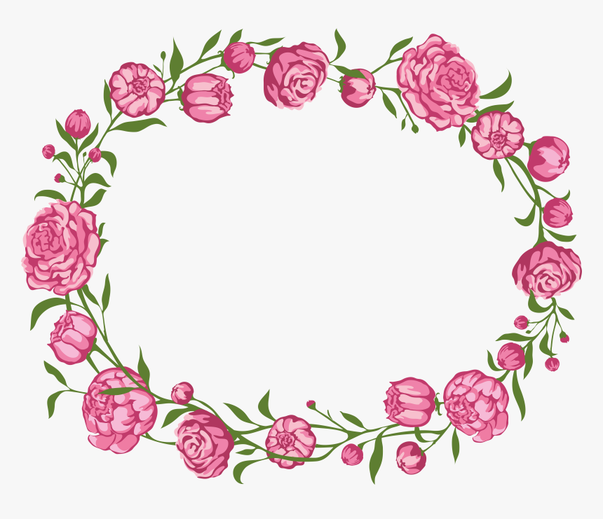 Floral Frame Png, Transparent Png, Free Download