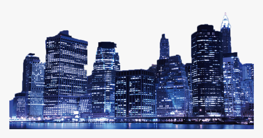 Houston Skyline Outline Png - City Night Background Png, Transparent Png, Free Download