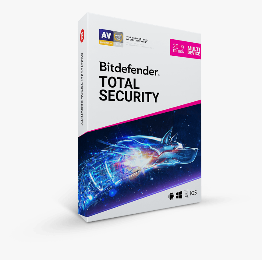 Bitdefender Total Security 2019 License Key Crack Full - Bitdefender Total Security 2019, HD Png Download, Free Download