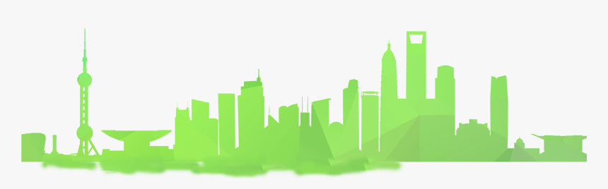 Chicago Skyline Silhouette Png Centerpiece Image Clip - Blue City Silhouette Png, Transparent Png, Free Download