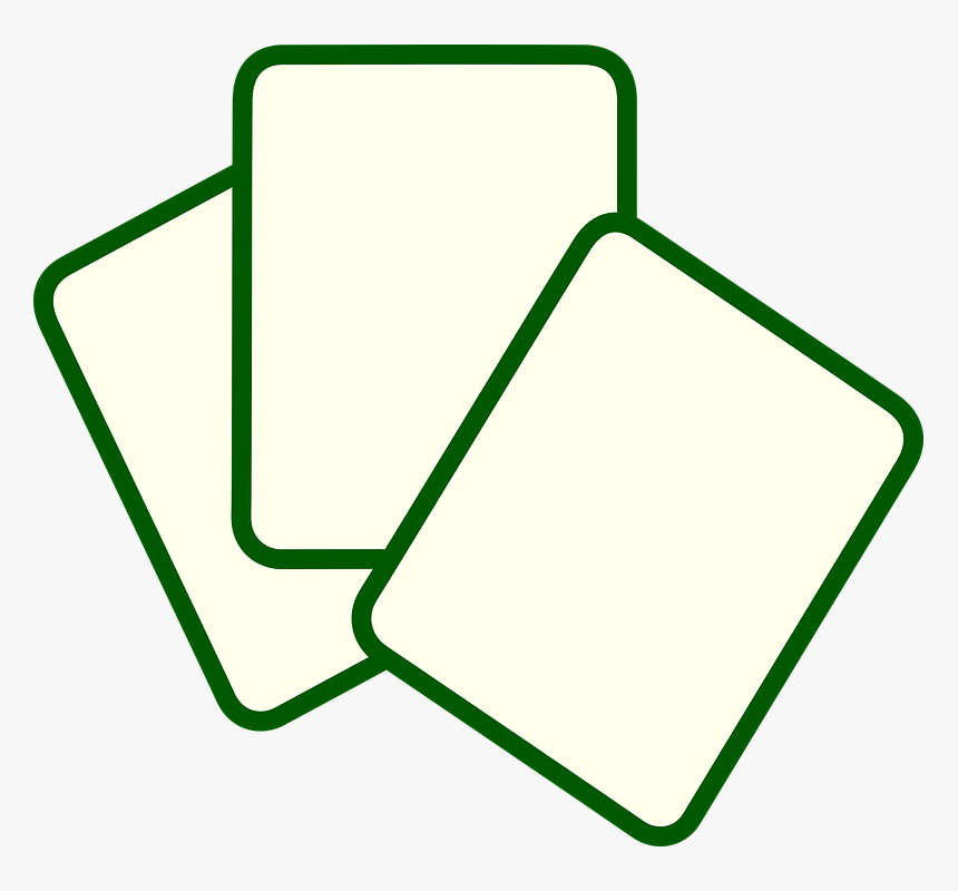 Blank Cards, White Cards, Business Cards, Playing Cards - Blank Cards Png, Transparent Png, Free Download