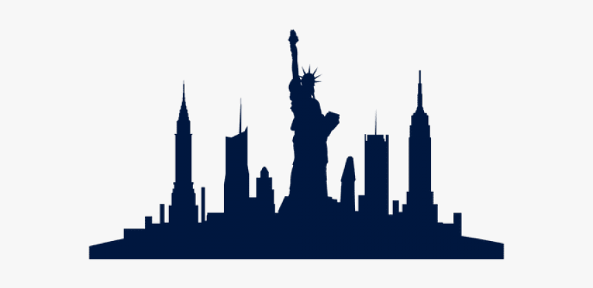 Nyc Skyline Outline Png - New York Skyline Png, Transparent Png, Free Download