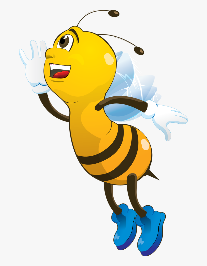 Clipart Bee Running, HD Png Download, Free Download