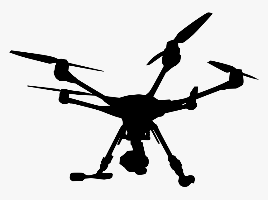 Drone Silhouette, HD Png Download, Free Download