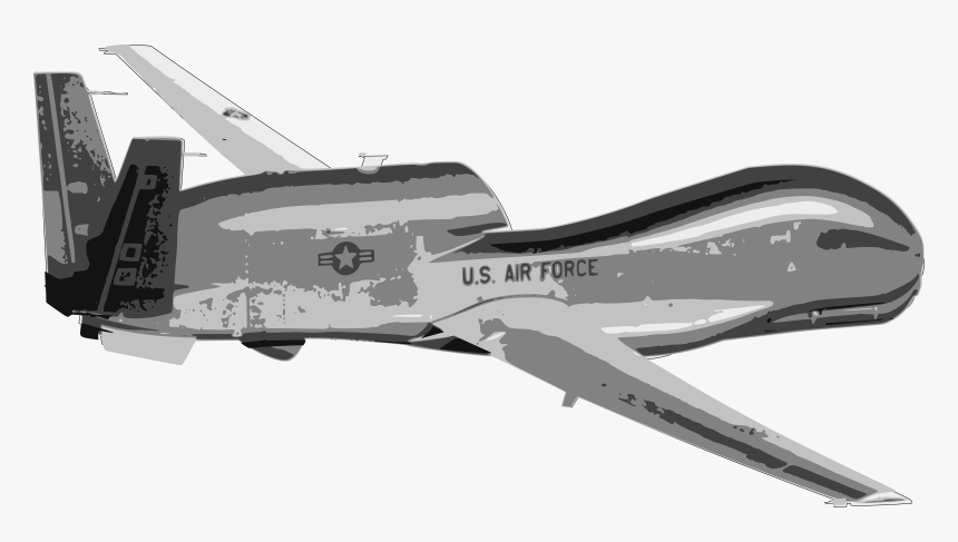 Global Hawk Uav Drone Clip Arts - Rq 4 Global Hawk Png, Transparent Png, Free Download