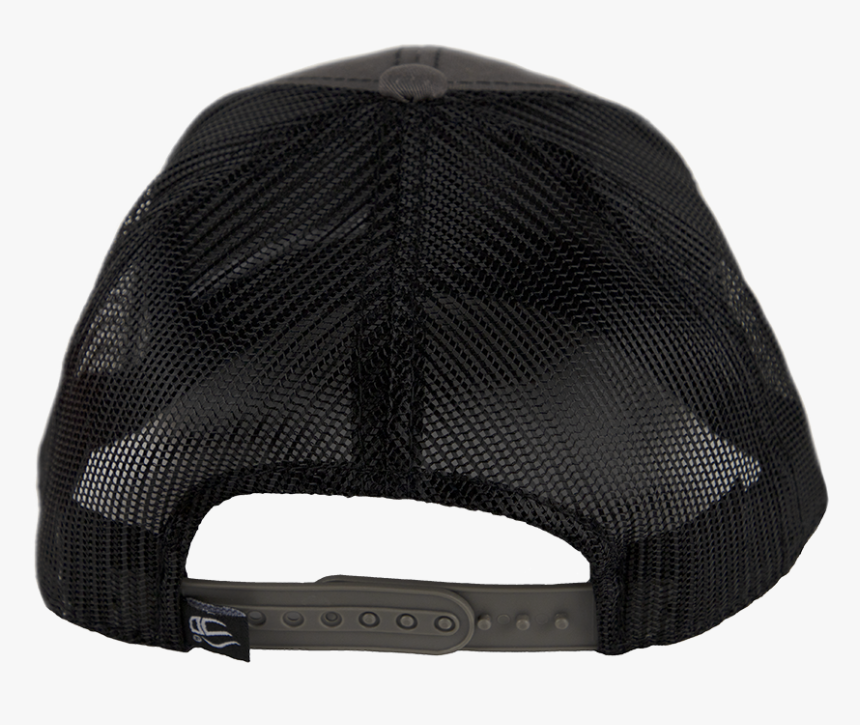 Back Of Grey And Black Bonafide Trucker Hat - Baseball Cap, HD Png Download, Free Download