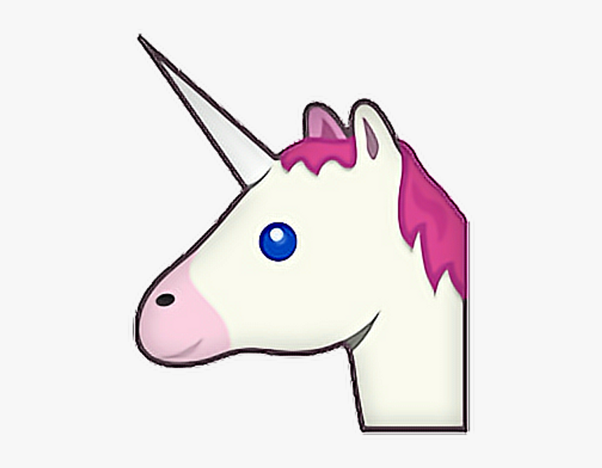 Unicorn Tumblr Unicornio Unicornland Pink Rosa Cool - Unicorn Emoji No Background, HD Png Download, Free Download