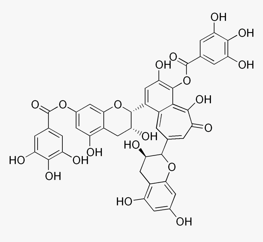 Theaflavin Digallate - Theaflavin 3 30 Digallate, HD Png Download, Free Download