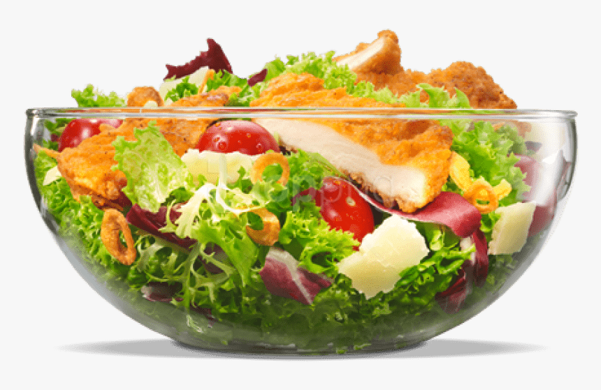 Dish,food,garden Salad,leaf Food,cruciferous Vegetables,ham - Salad Png, Transparent Png, Free Download