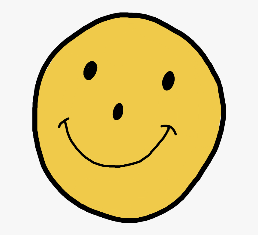 Happy Spongebob Cool Cute Yellow Face Tumblr Stickersg - Smiley Face Tumblr Transparent, HD Png Download, Free Download