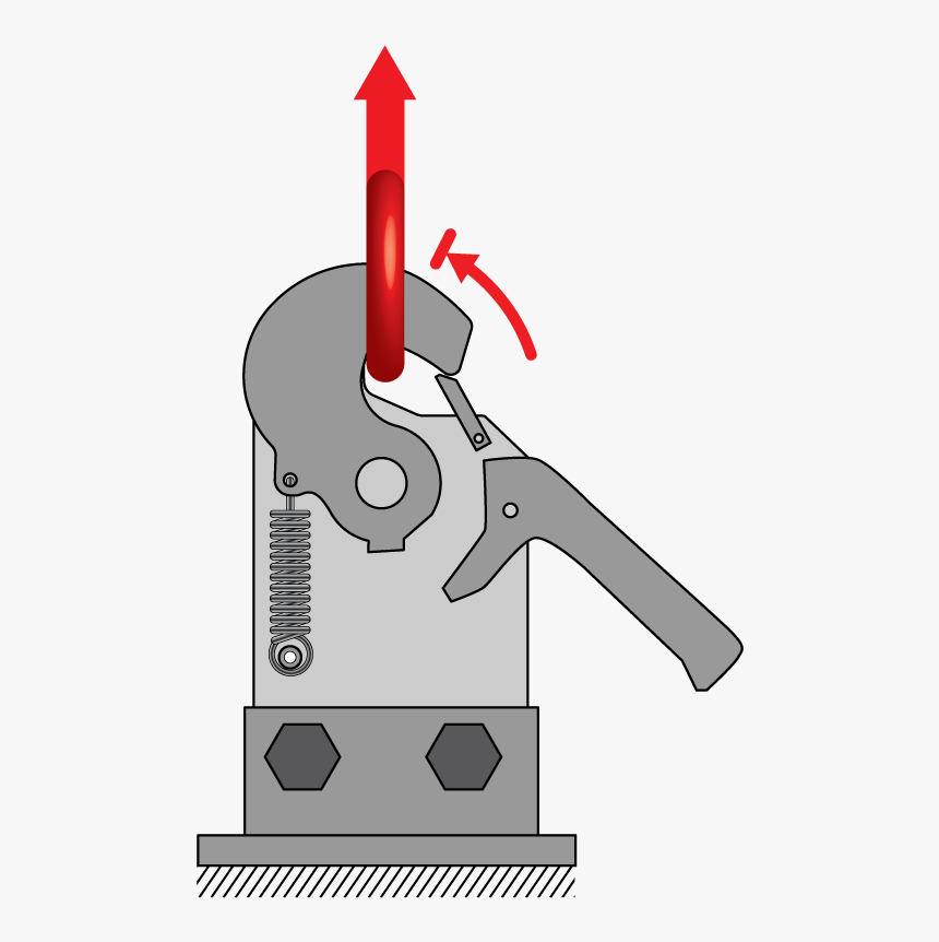 Offload Hook Illustration-02 - Load Off Load Release Mechanism, HD Png Download, Free Download
