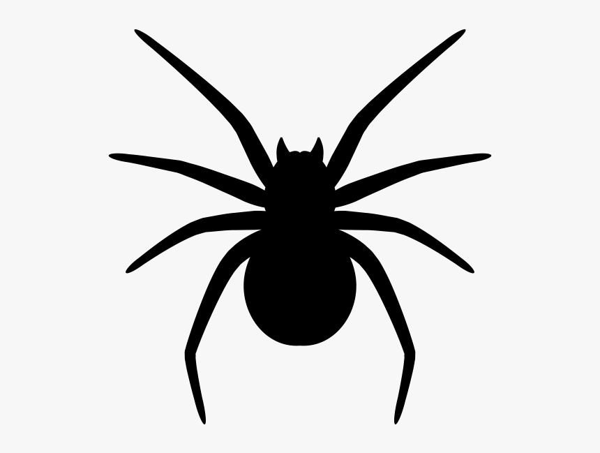 Spider Png Silhouette - Spider Clipart Png, Transparent Png, Free Download