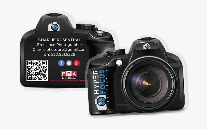 Camera Die Cut Business Card, HD Png Download, Free Download