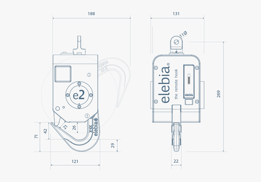 Img Evo2 Small - Safety Clutch Of Hook Of Crane, HD Png Download, Free Download