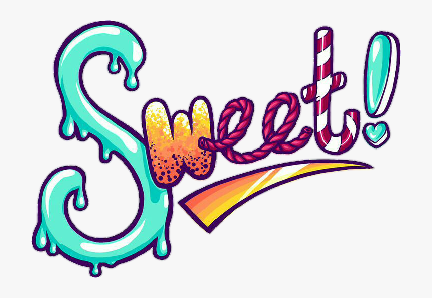 Clip Art Sweet Candy Words Report - Sweet Clipart, HD Png Download, Free Download
