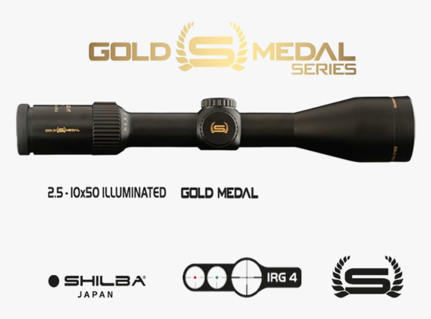 Riflescope Shilba Gold Medal Series 2,5-10x50 - Riflescope Shilba, HD Png Download, Free Download