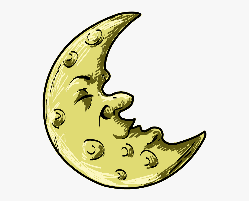 Crescent Vector Black Moon - Cool Half Moon Transparent, HD Png Download, Free Download