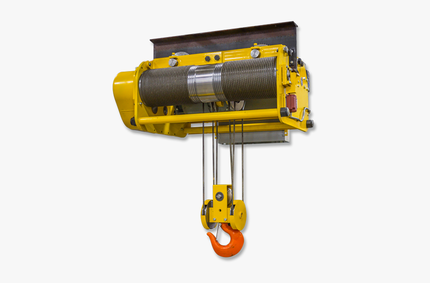 Wire Roe Hoist For Low Headroom Applications - Low Headroom Wire Rope Hoist, HD Png Download, Free Download