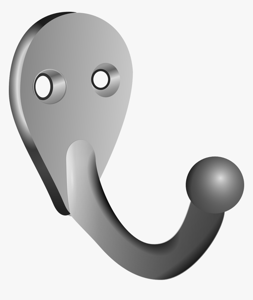 Clip Art Coat Hook, HD Png Download, Free Download