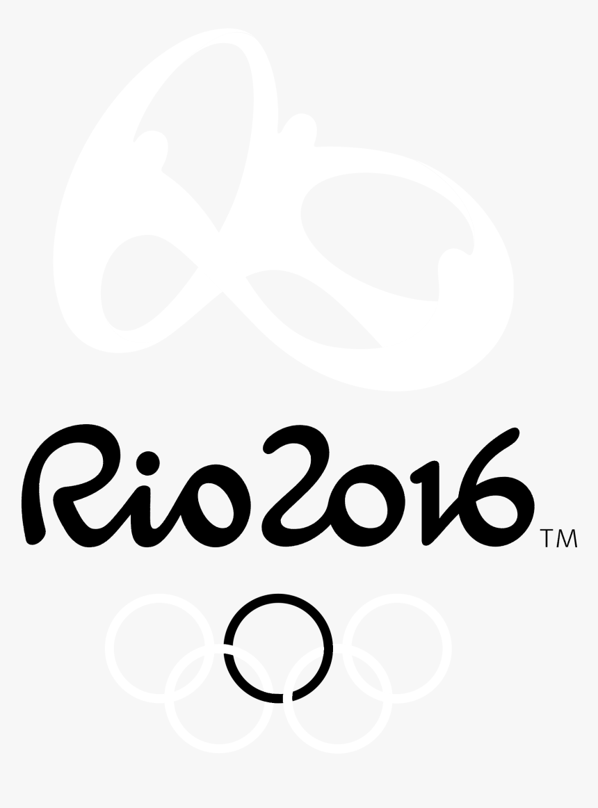 Olympics Rio 2016 Logo Black And White - Olympic Games 2016 Logo, HD Png Download, Free Download