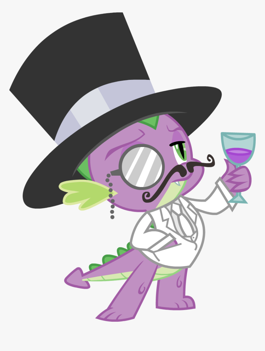 Hat Monocle Png - My Little Pony Spike Dress, Transparent Png, Free Download