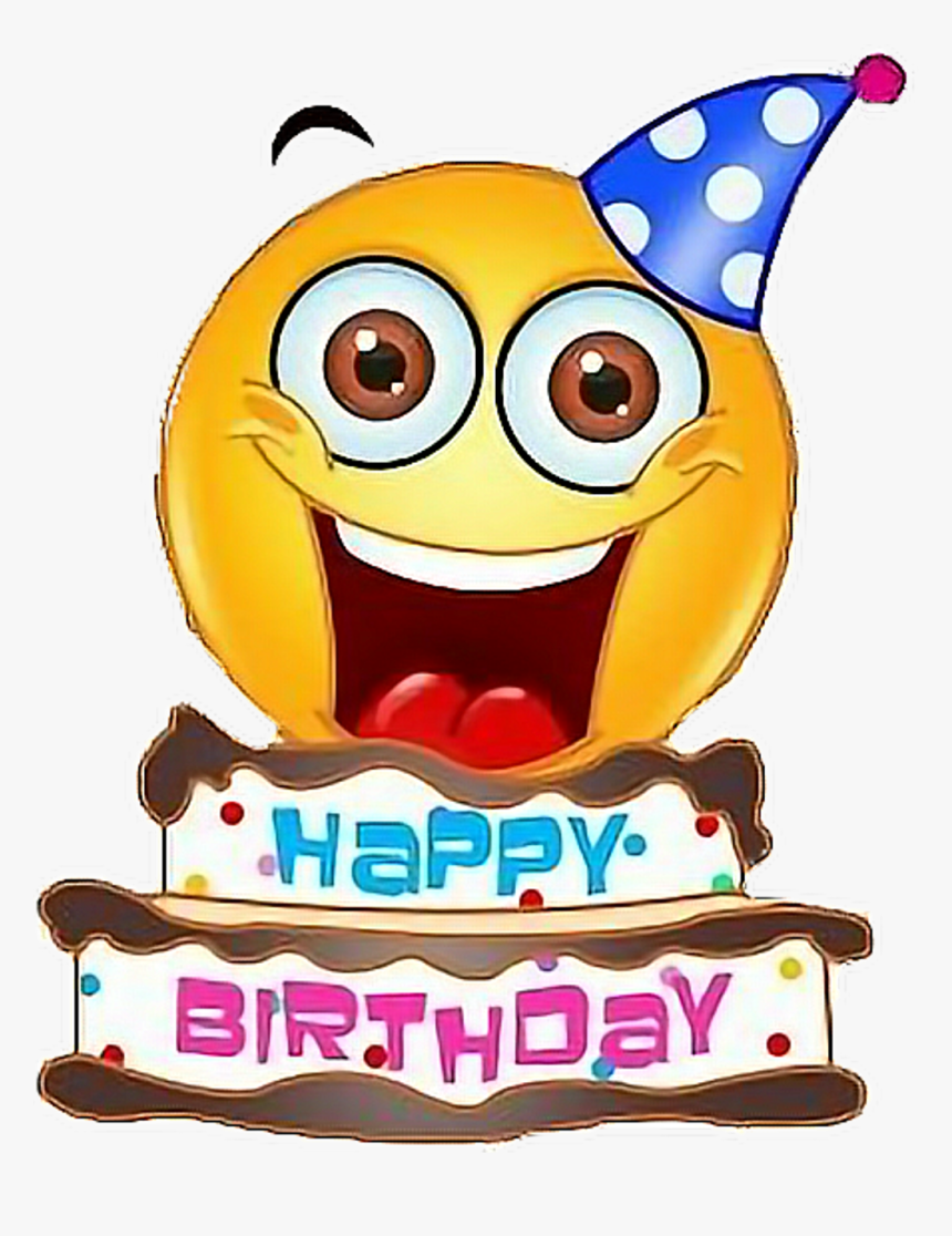 Happy Birthday Email Emoji , Png Download - Happy Birthday Emoji Face, Transparent Png, Free Download