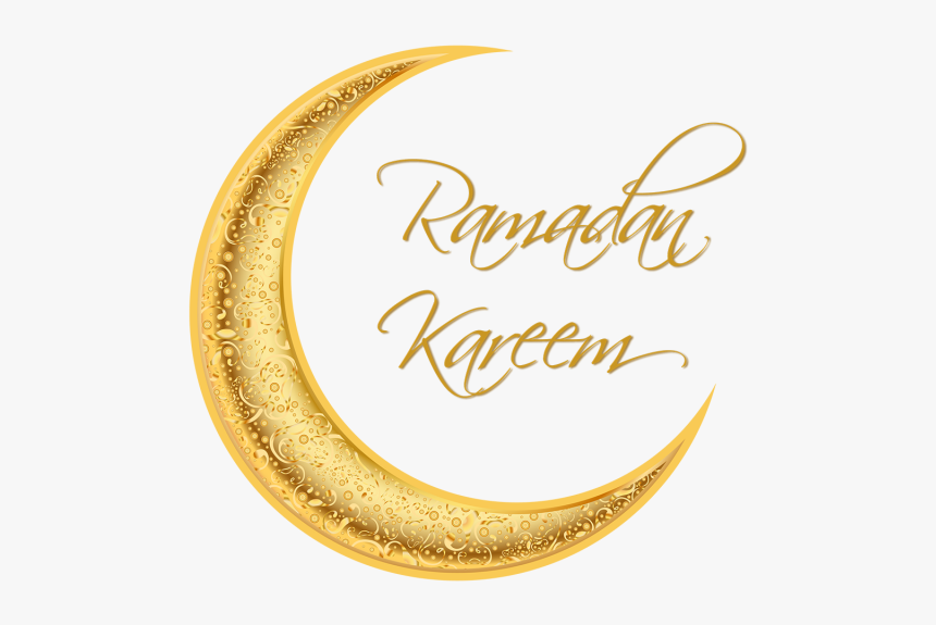 Kareem Mubarak Golden Illustration - Transparent Ramadan Moon Png, Png Download, Free Download
