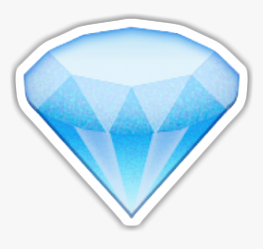 Clip Art Diamond Emoticon - Diamond Emoji Transparent Background, HD Png Download, Free Download