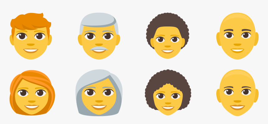 Emoji White Hair, HD Png Download, Free Download