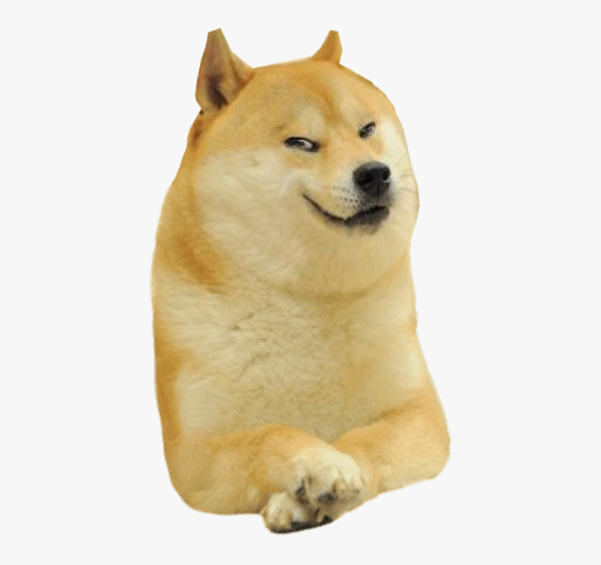 Smirk Doge Png, Transparent Png, Free Download