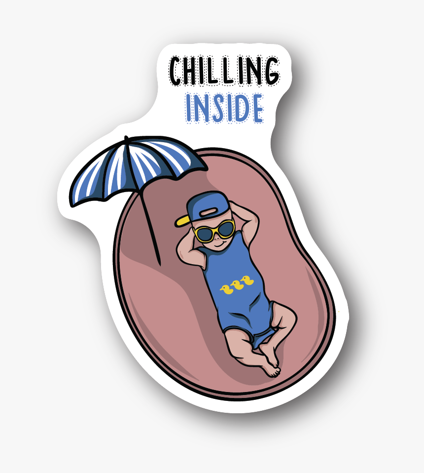Baby Chilling In Womb, HD Png Download, Free Download