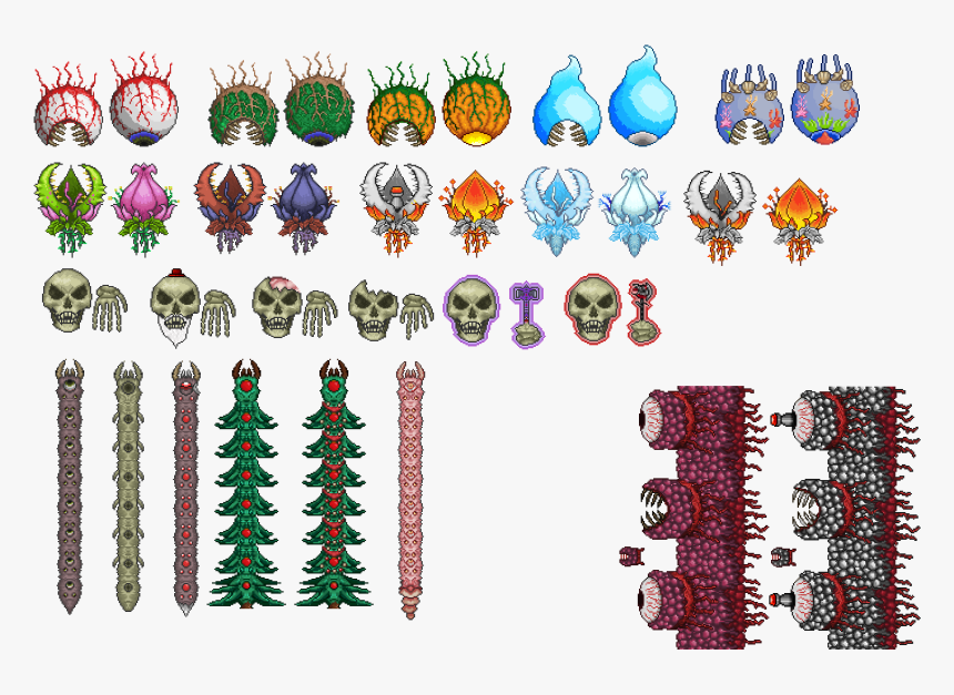 Terraria Slime Sprite Sheet, HD Png Download, Free Download