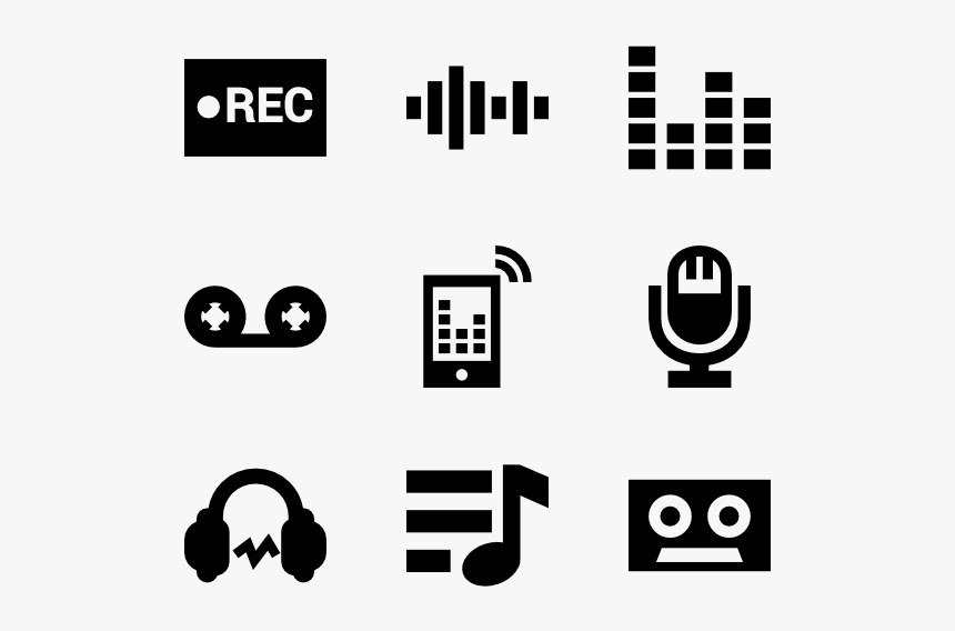 Sound Record - Record Icons, HD Png Download, Free Download