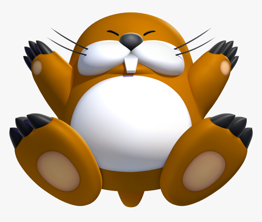 Mole Clipart Underground - Super Mario Mole, HD Png Download, Free Download