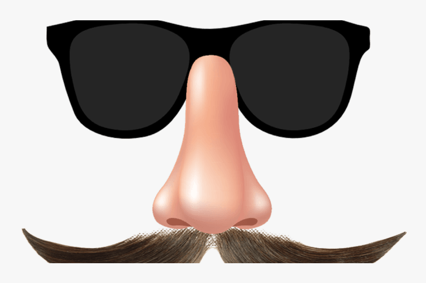 Curly Mustache With Clip Art Beauty Within Ⓒ - Glasses And Mustache Png, Transparent Png, Free Download