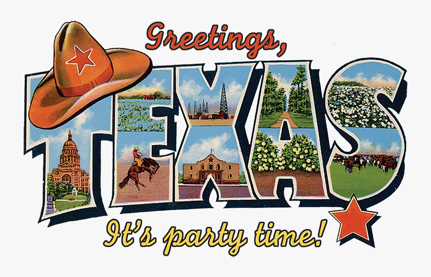 Greeting From Texas, HD Png Download, Free Download