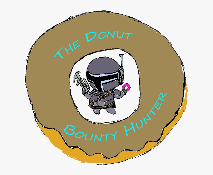 The Donut Bounty Hunter - Cartoon, HD Png Download, Free Download