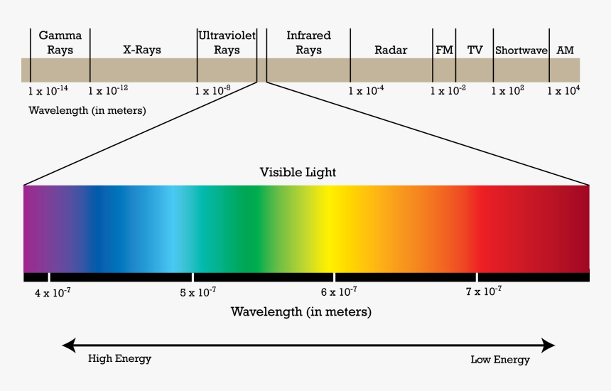 We Can Only See A Teeny Tiny Part Of The Electromagnetic - Part Of The Electromagnetic Spectrum Can We See, HD Png Download, Free Download