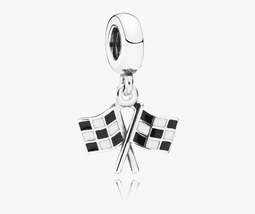 Finish Line Charm - Pandora Racing Flag Charm, HD Png Download, Free Download