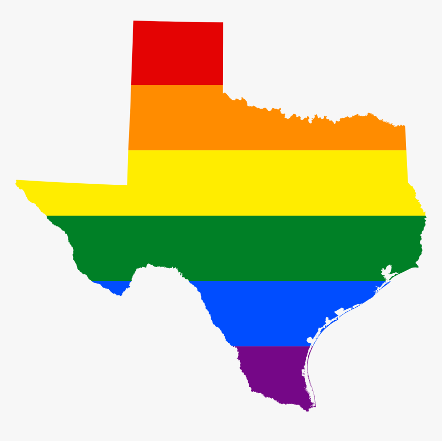 District Judge Strikes Down Texas Same-sex Marriage - Texas Map Png, Transparent Png, Free Download