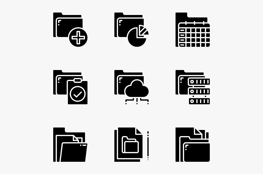 Folder And Document - Supermarket Icons Png, Transparent Png, Free Download