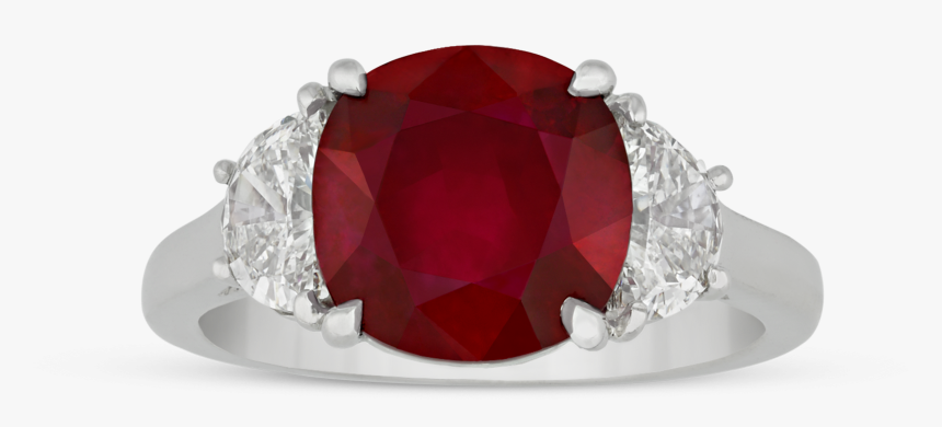 Untreated Burma Ruby Ring By Bulgari, - Pre-engagement Ring, HD Png Download, Free Download