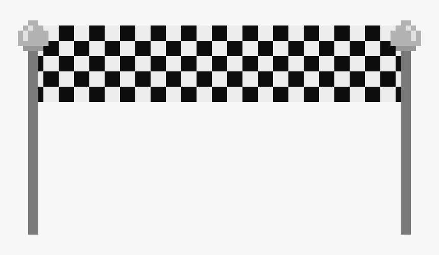 Clip Art Finish Flag - Finish Line Pixel Art, HD Png Download, Free Download
